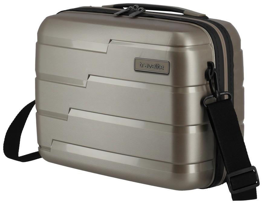 Travelite Air Base Beautycase Champagne Hartschale