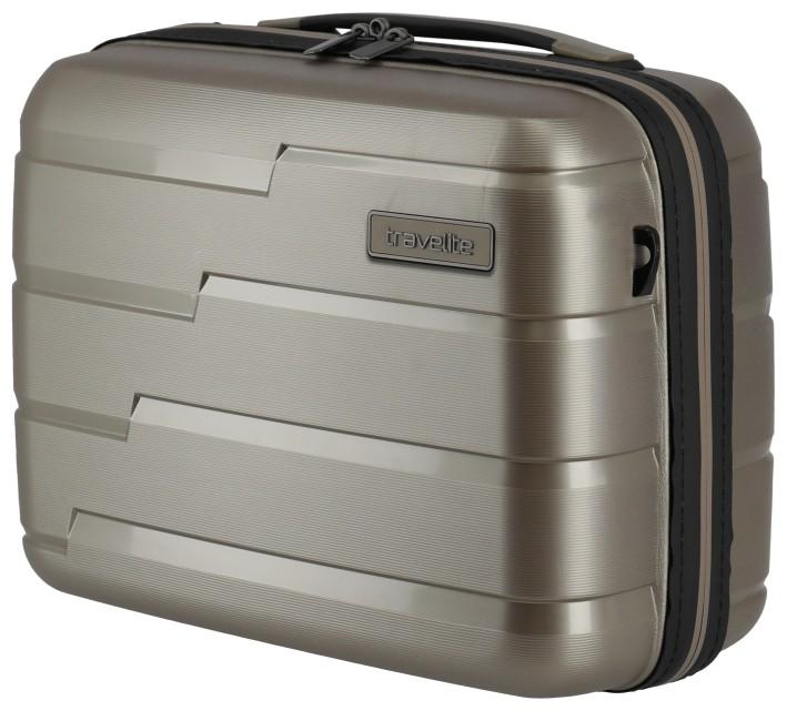 Travelite Air Base Beautycase Champagne Hartschale