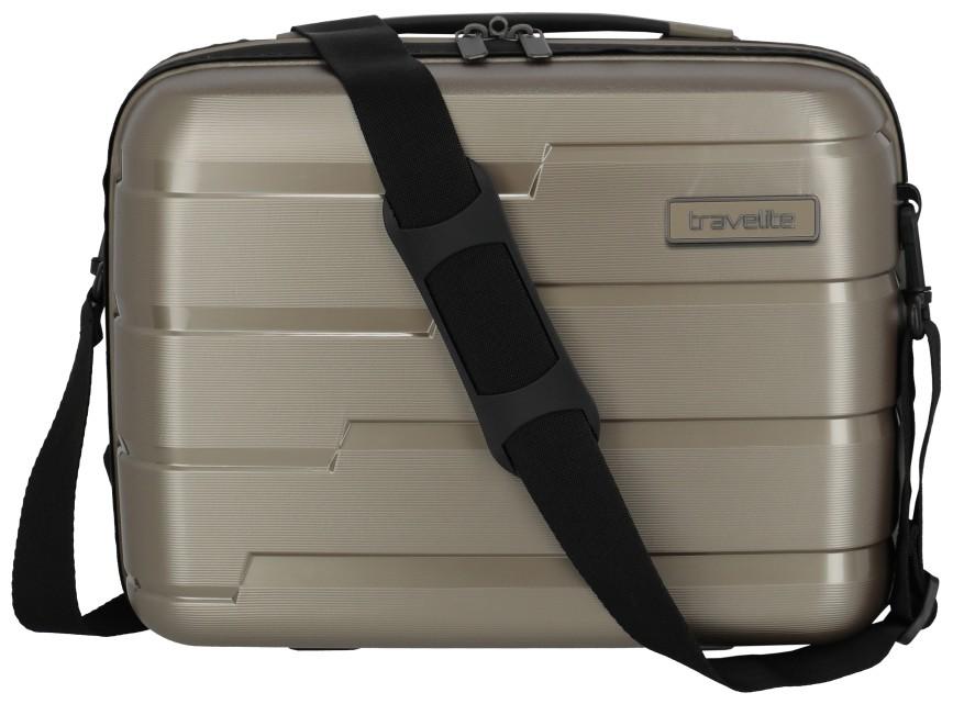 Travelite Air Base Beautycase Champagne Hartschale