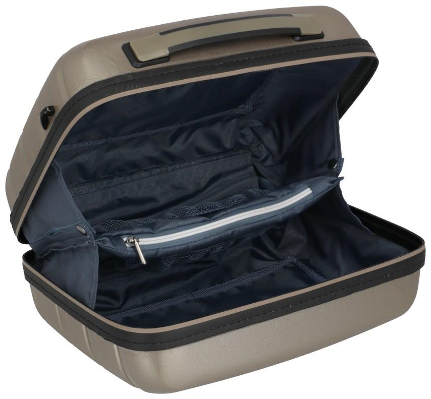 Travelite Air Base Beautycase Champagne Hartschale
