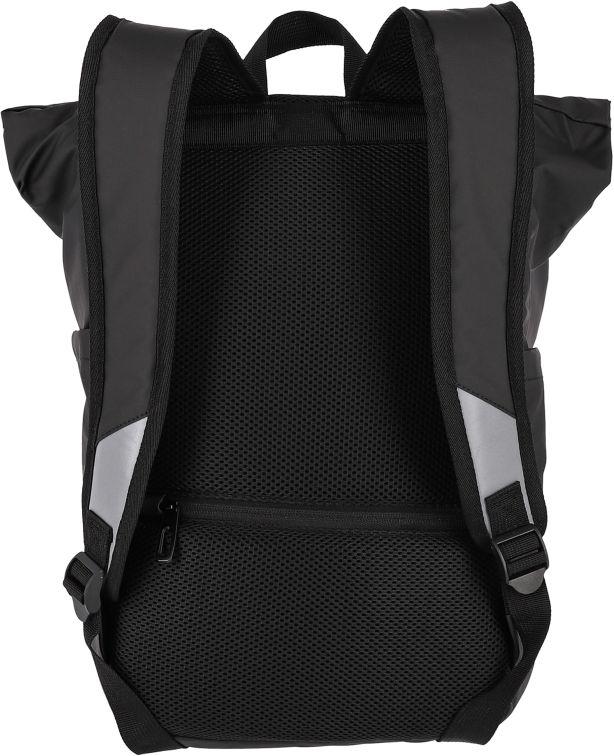 Travelite Basics Roll-Up Wanderrucksack schwarz beschichtet wasserabweisend