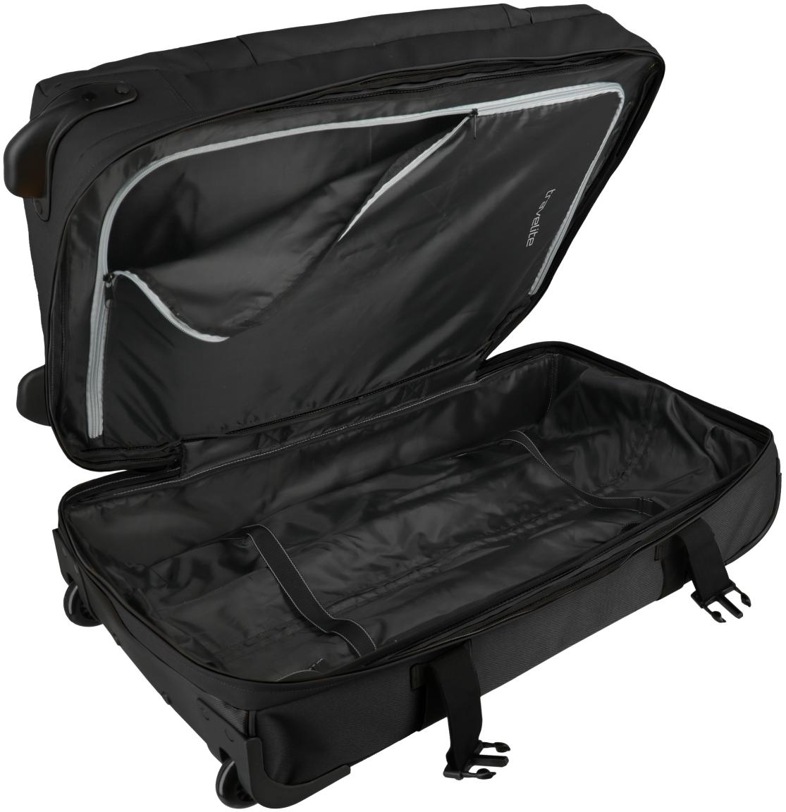 Travelite Bolonia Wheeled Duffle M Rollenreisetasche Schwarz