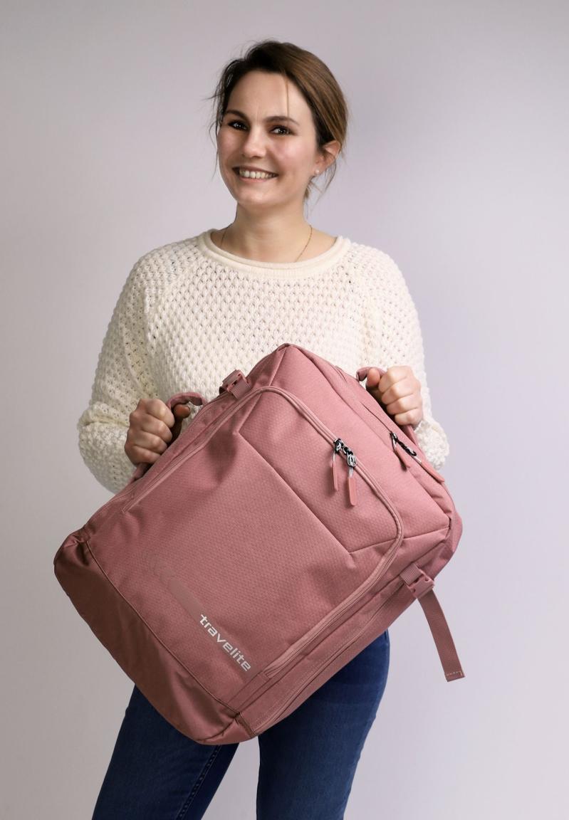 Travelite Bordgepäck Rucksack rosa Kick Off 