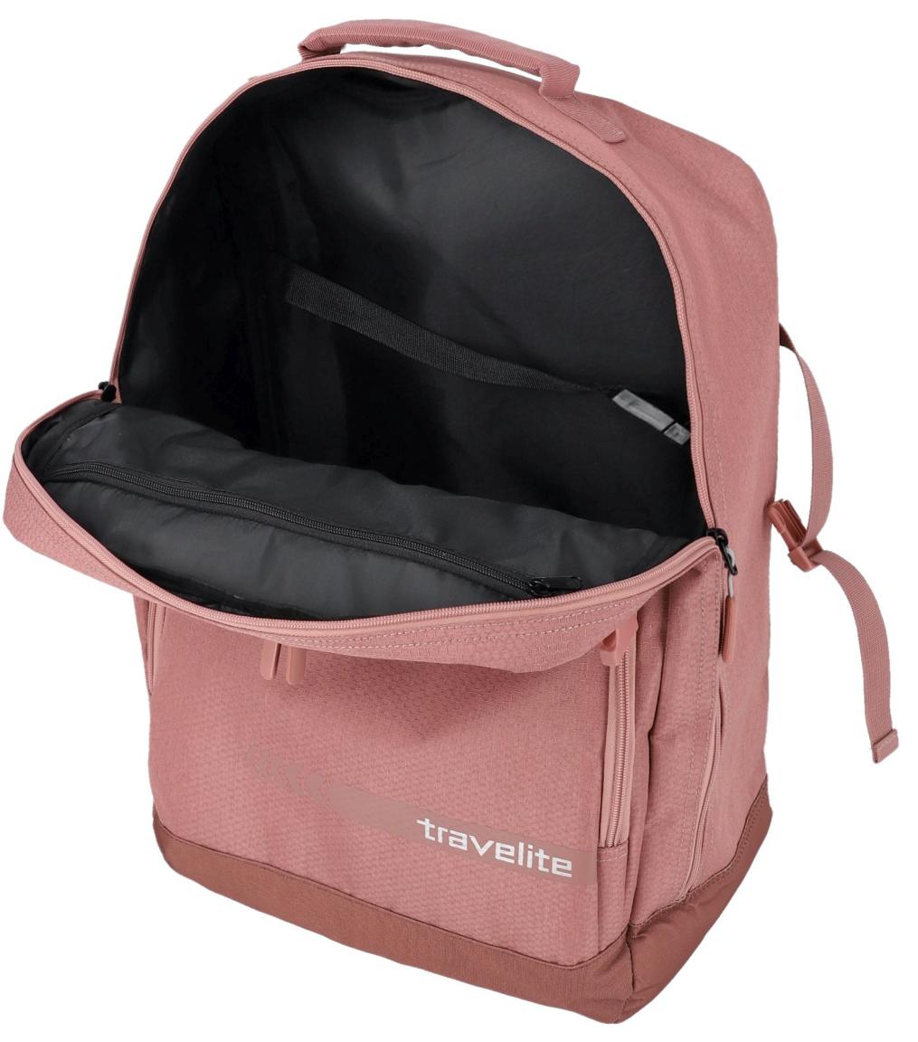 Travelite Bordgepäck Rucksack rosa Kick Off 