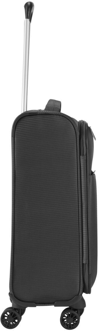 Travelite Bordtrolley Seaside S 55cm schwarz 4-Rad Weichgepäck