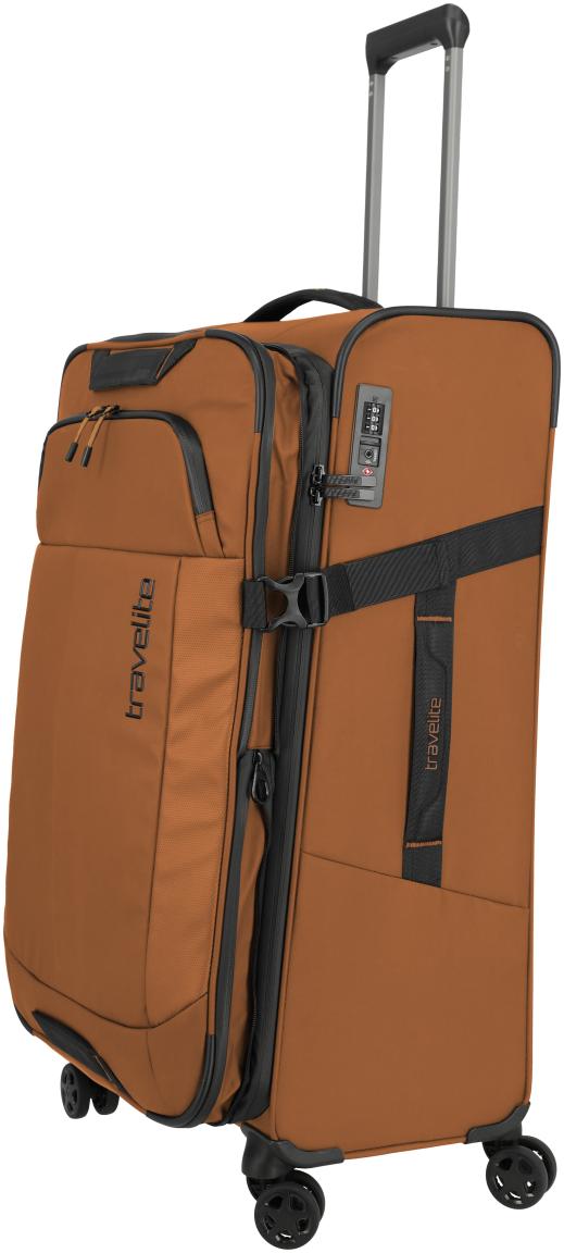 Travelite Briize Curry 4W Trolley L 78cm orangebraun Reisekoffer