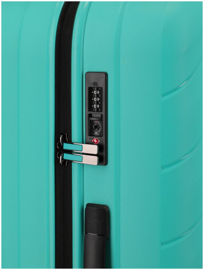 Travelite Burano 4w Trolley L 75cm türkis großer Flugkoffer