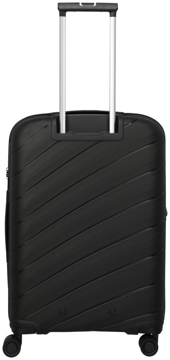 Travelite Burano 4w Trolley M 66cm schwarz erweiterbar Urlaubskoffer