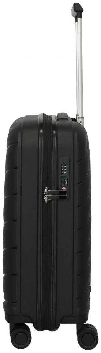 Travelite Burano Kabinenkoffer S 55cm schwarz Hartschale