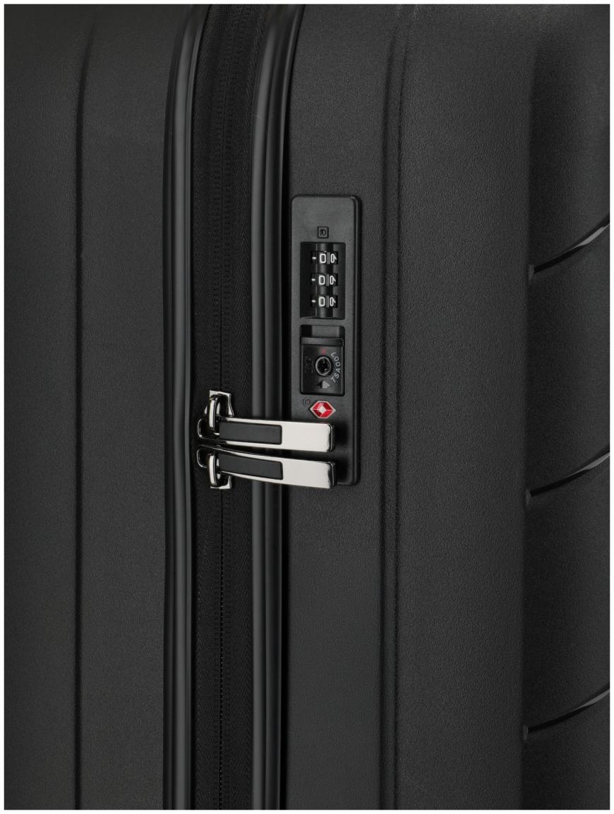 Travelite Burano Kabinenkoffer S 55cm schwarz Hartschale