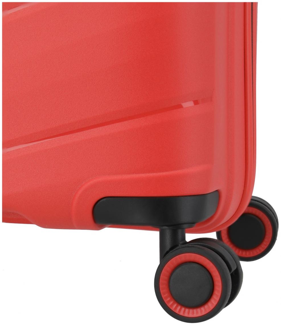 Travelite Burano M 66cm erweiterbarer Rollenkoffer Raspberry rot
