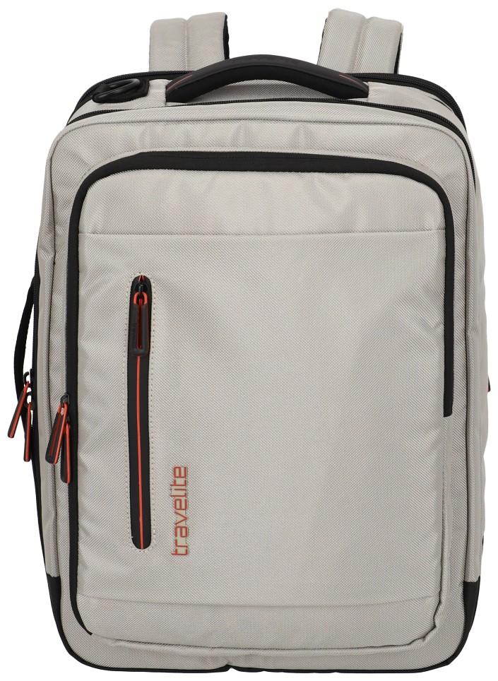 Travelite Businessrucksack Laptopfach Crosslite hellbeige natural