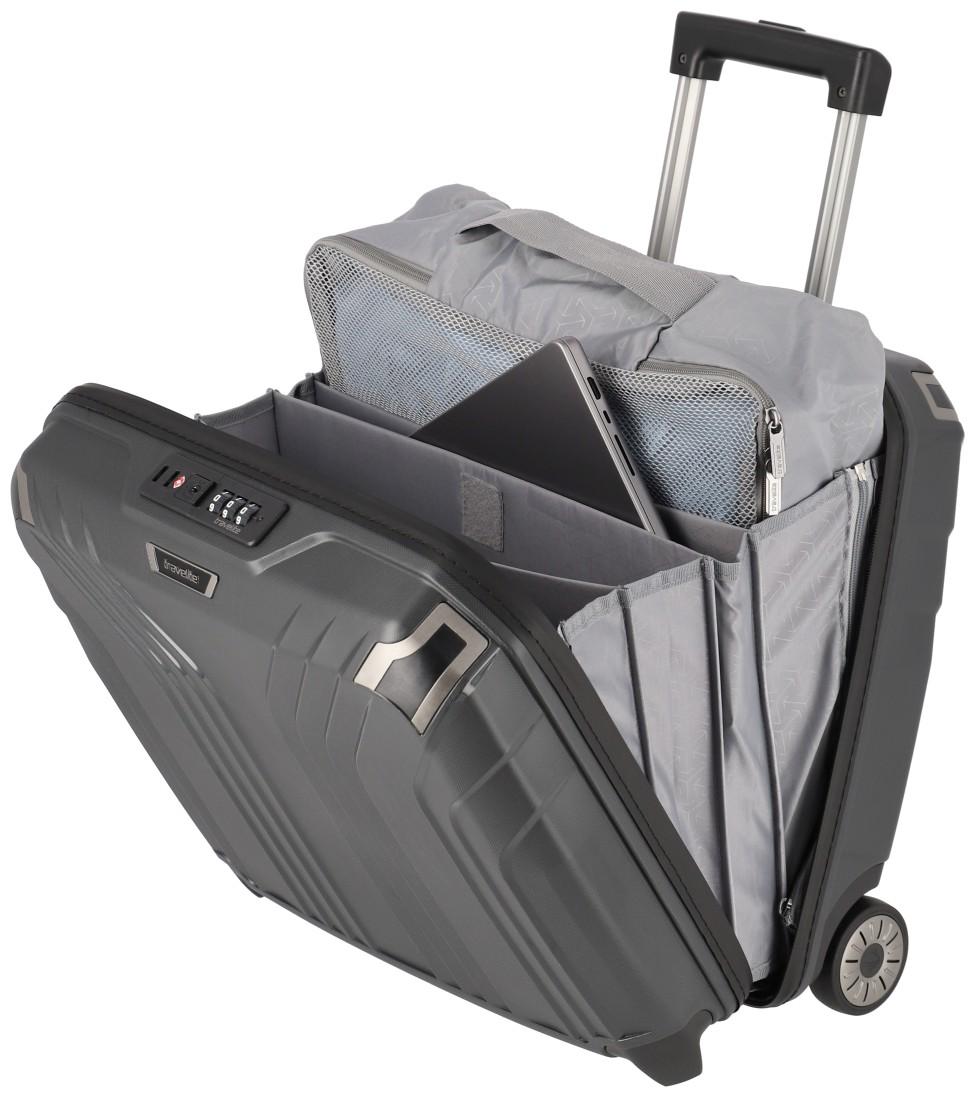Travelite Businesswheeler Elvaa schwarz Laptopfach