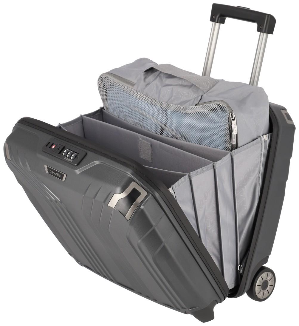 Travelite Businesswheeler Elvaa schwarz Laptopfach