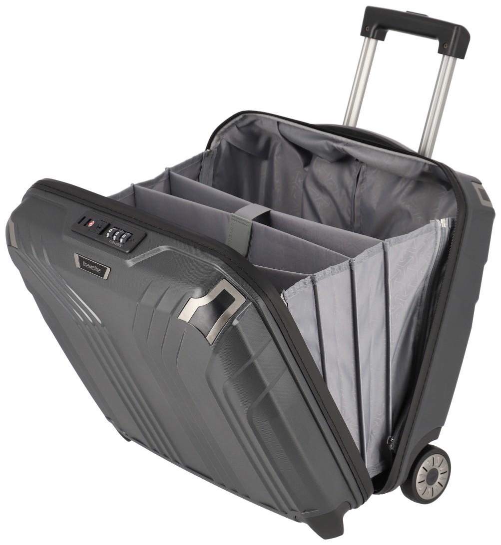 Travelite Businesswheeler Elvaa schwarz Laptopfach
