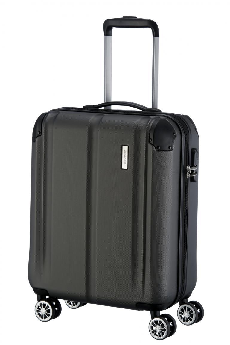 Travelite City Boardtrolley S 55cm Hartschale grau