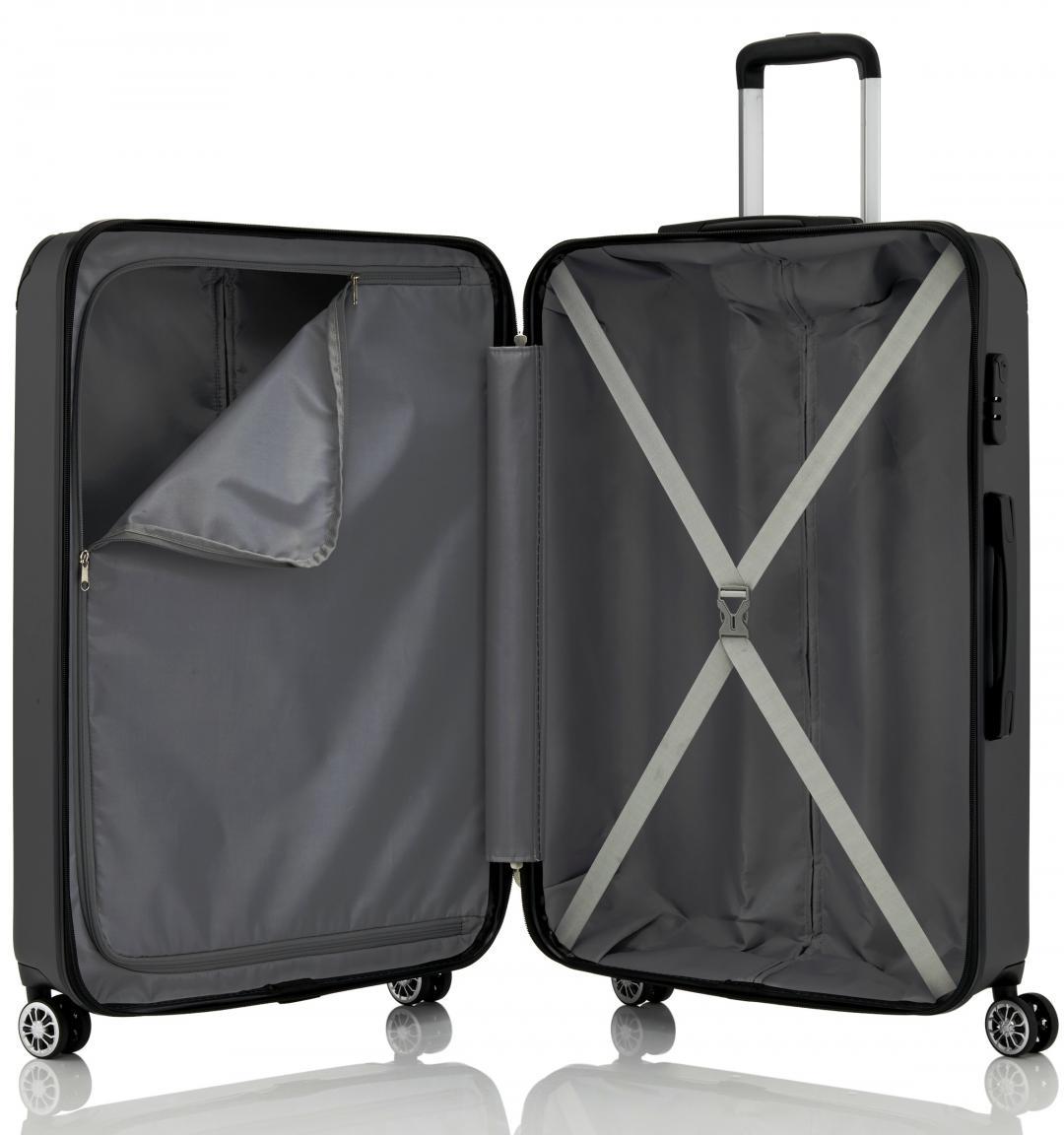 Travelite City Boardtrolley S 55cm Hartschale grau