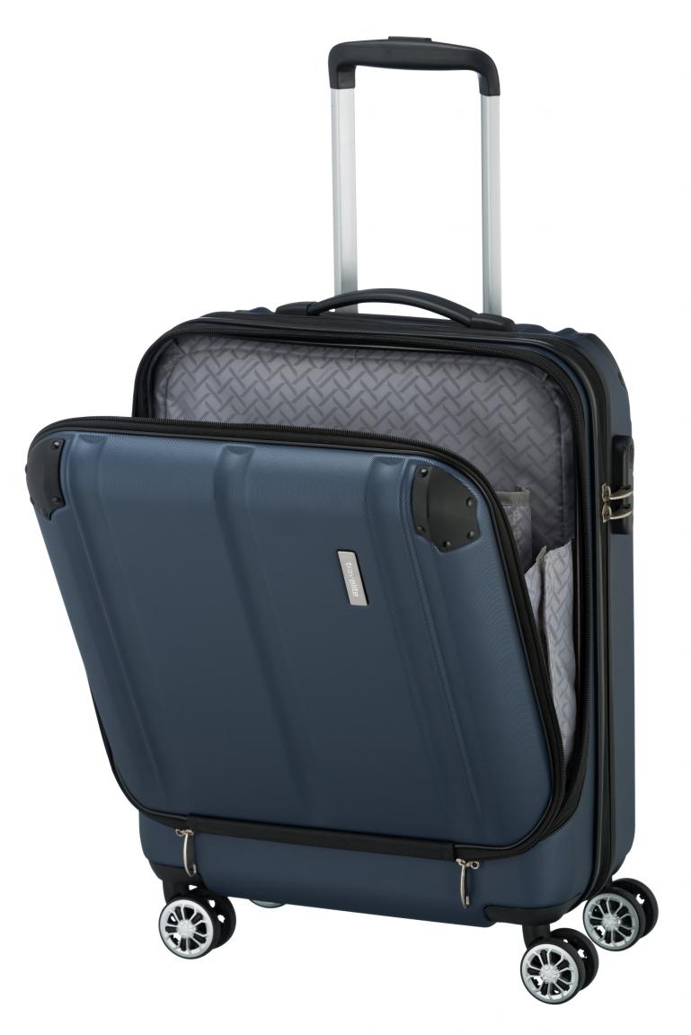 Travelite City Businesswheeler S 55cm ABS Hartschale blau