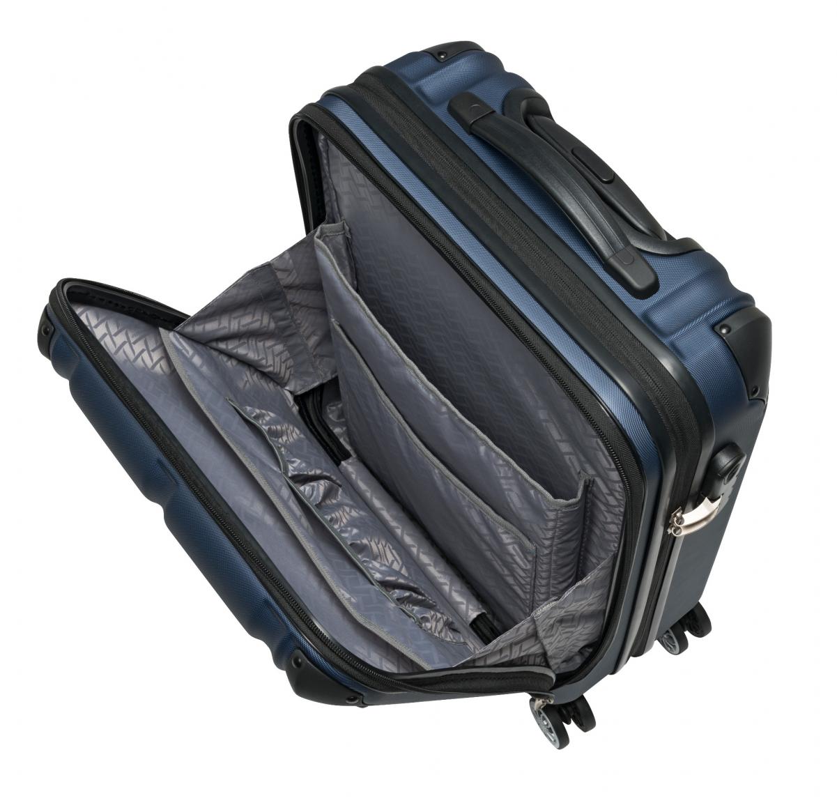 Travelite City Businesswheeler S 55cm ABS Hartschale blau