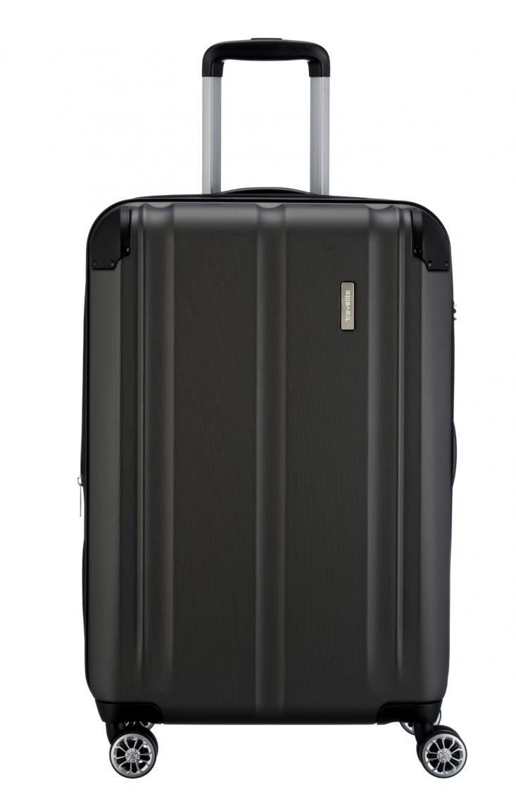 Travelite City Trolley M 68cm Dehnfalte Anthrazit