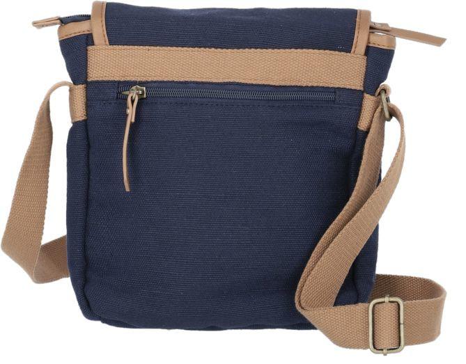 Travelite Crossovertasche dunkelblau Hempline Hanfgewebe Marine