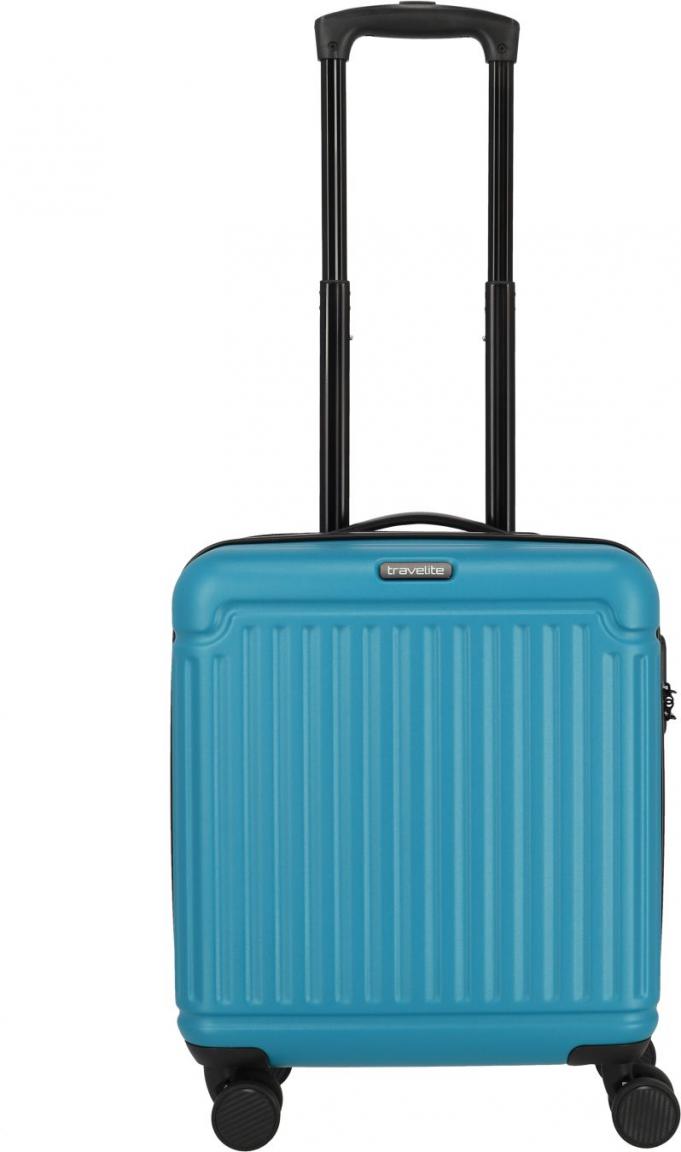 Travelite Cruise Cabin Trolley XS 45cm türkis Handgepäck Hartschale