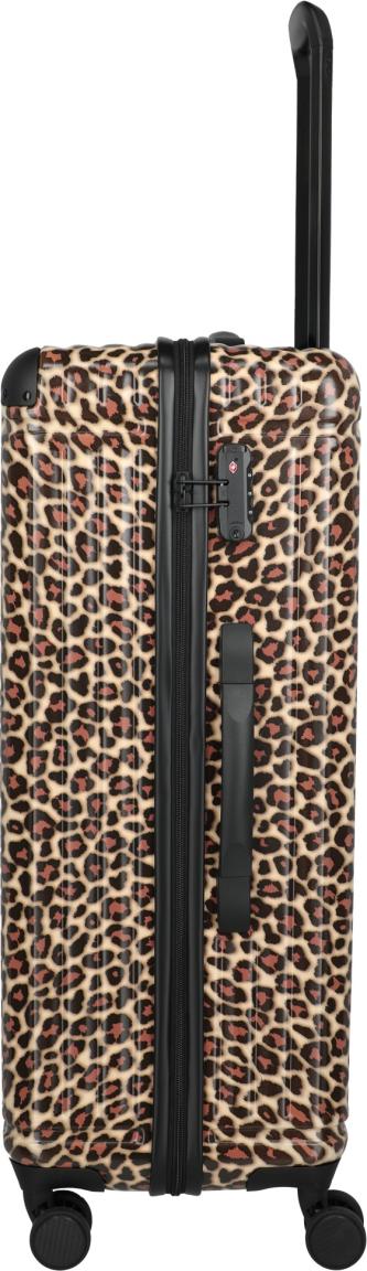 Travelite Cruise Trolley L Koffer Hartschale Leopard - Braun