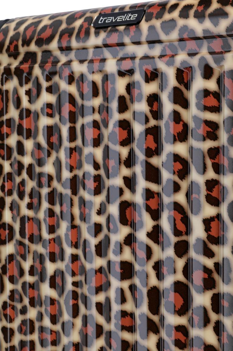 Travelite Cruise Trolley L Koffer Hartschale Leopard - Braun