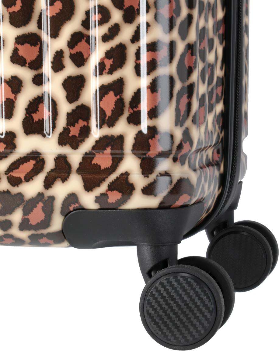 Travelite Cruise Trolley L Koffer Hartschale Leopard - Braun