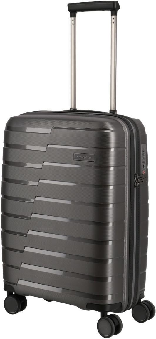 Travelite Handgepäckkoffer 55cm Anthracite dunkelgrau Air Base 4w Trolley S