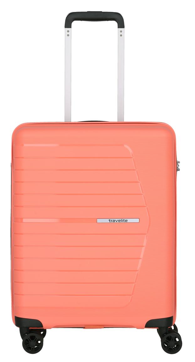 Travelite Handgepäckkoffer 55cm Koralle pink Nubis S