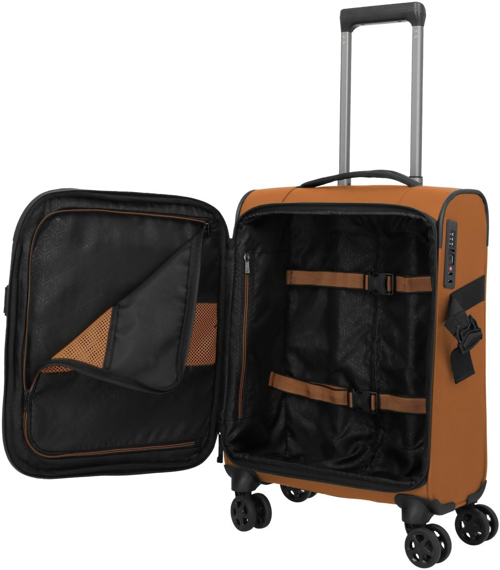 Travelite Handgepäckkoffer Briize Curry S 55cm orangebraun