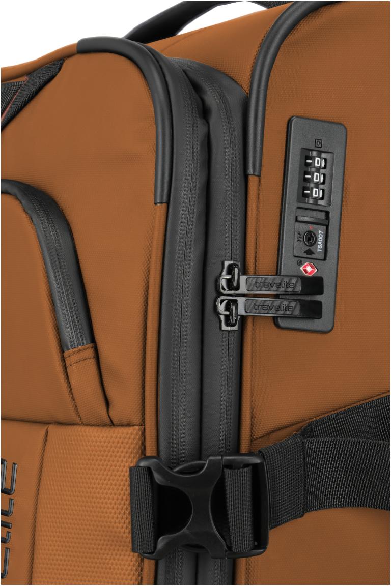 Travelite Handgepäckkoffer Briize Curry S 55cm orangebraun