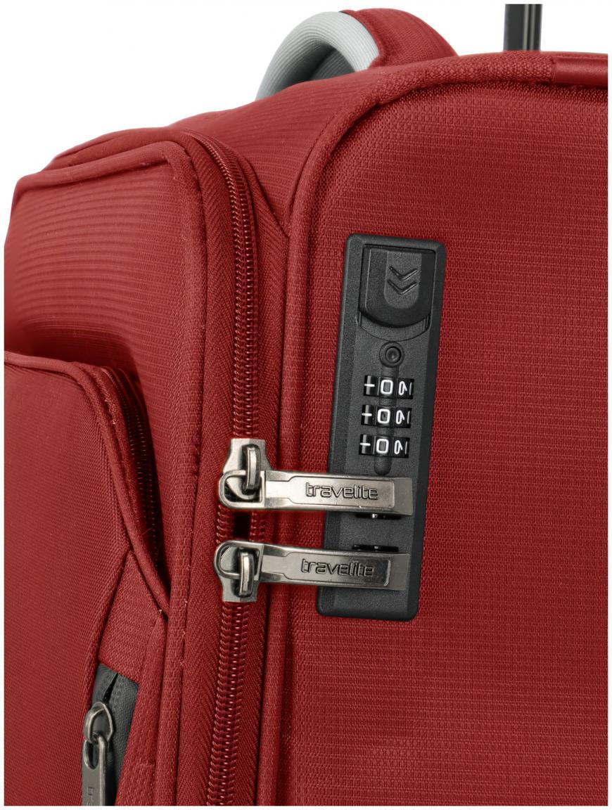 Travelite Handgepäcktrolley rot Jetpack Slim 2 Rad Cabin 55cm