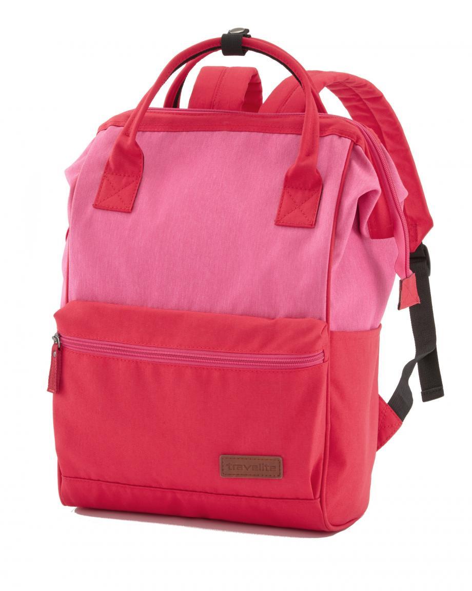 Travelite Handtaschenrucksack Neopak Perlon Rot/Pink