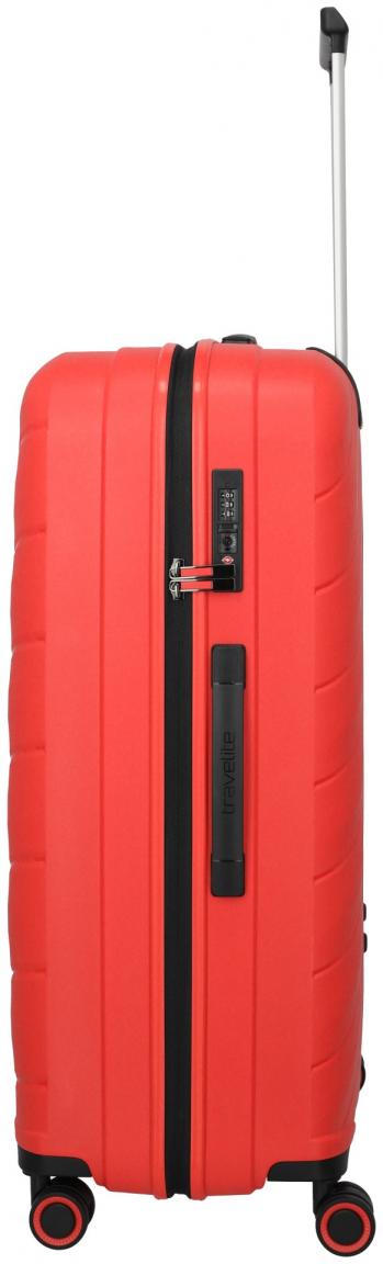 Travelite Hartschalenkoffer Burano L 75cm rot Raspberry