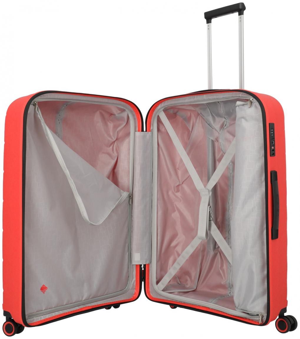 Travelite Hartschalenkoffer Burano L 75cm rot Raspberry
