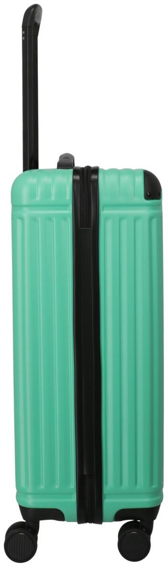 Travelite Hartschalenkoffer Cruise 4w Trolley M 67cm Light Aqua türkis