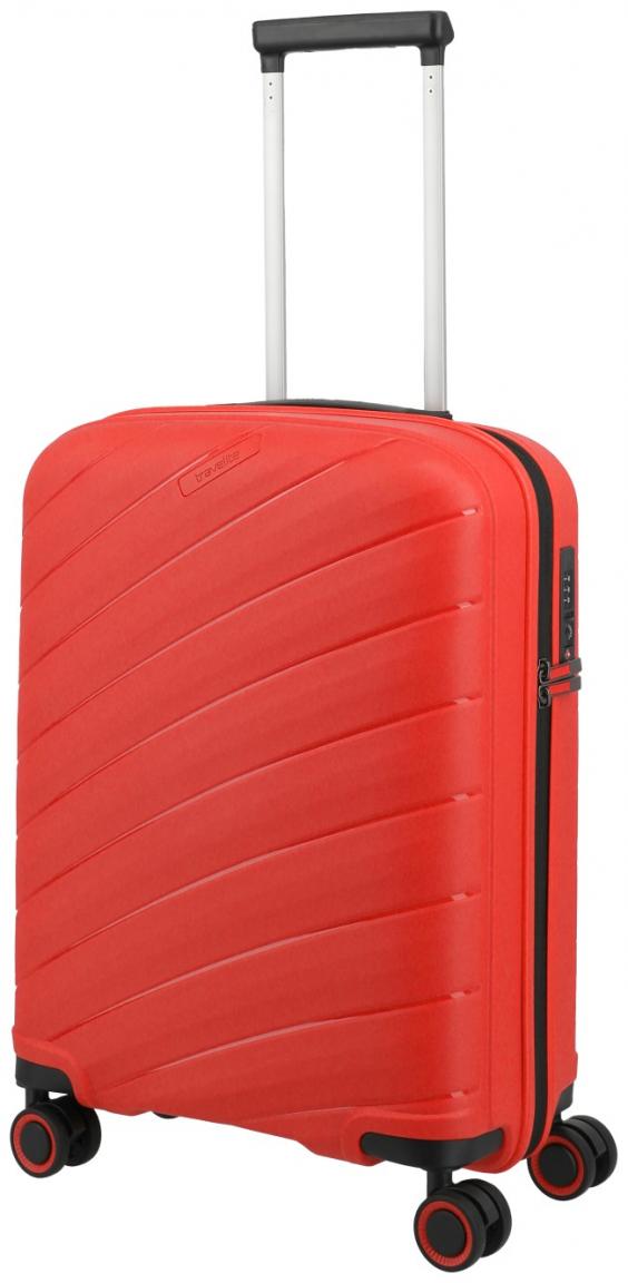 Travelite Kabinentrolley Burano S 55cm Raspberry knallrot