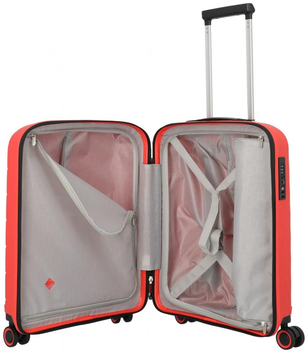 Travelite Kabinentrolley Burano S 55cm Raspberry knallrot