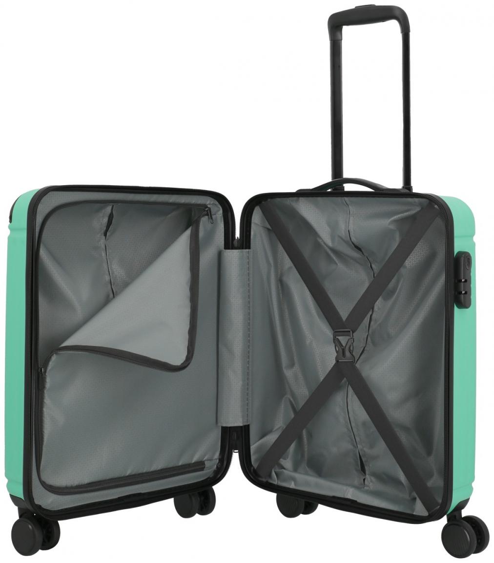 Travelite Kabinentrolley Cruise 4w S 55cm Türkis Light Aqua