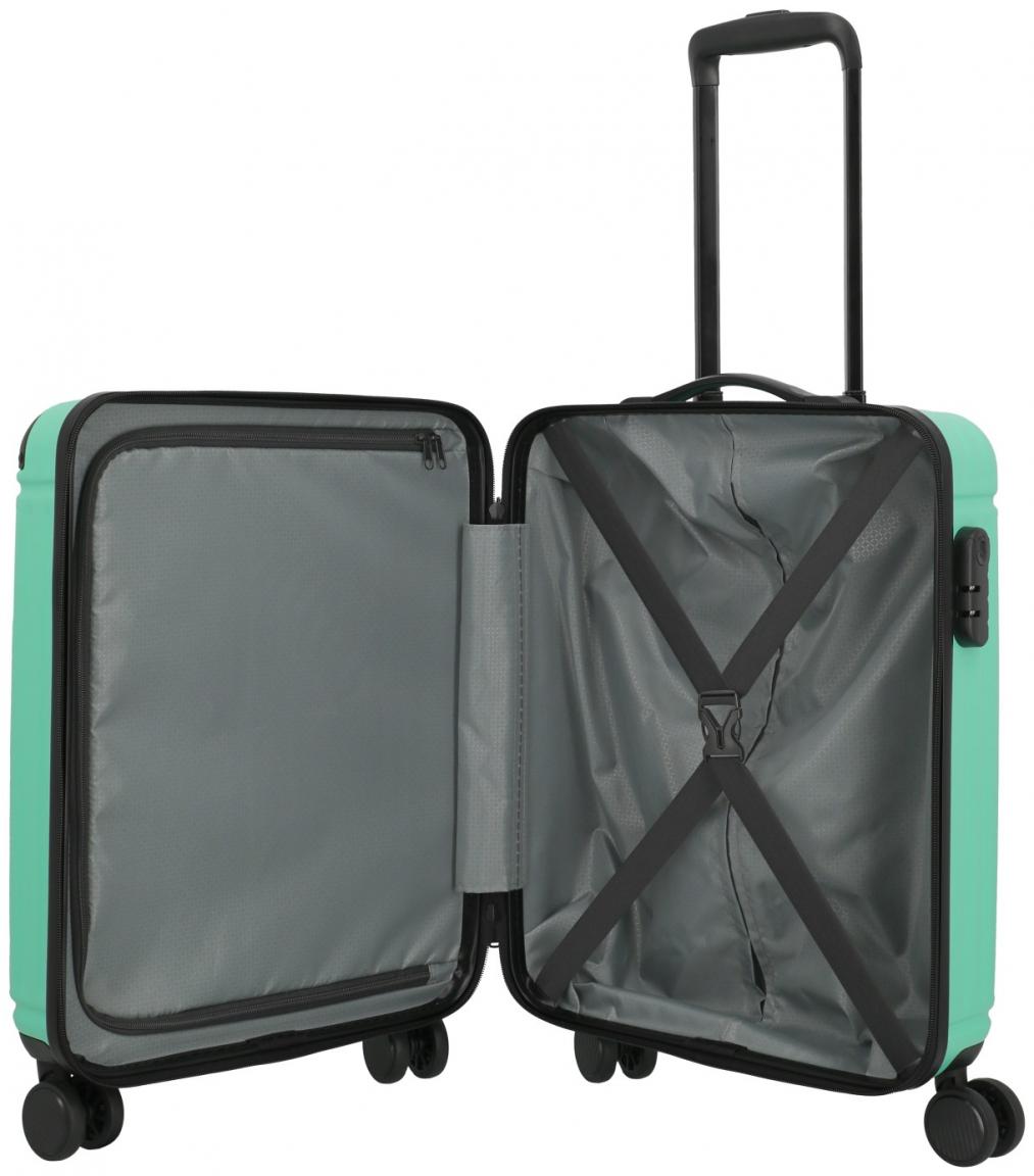 Travelite Kabinentrolley Cruise 4w S 55cm Türkis Light Aqua