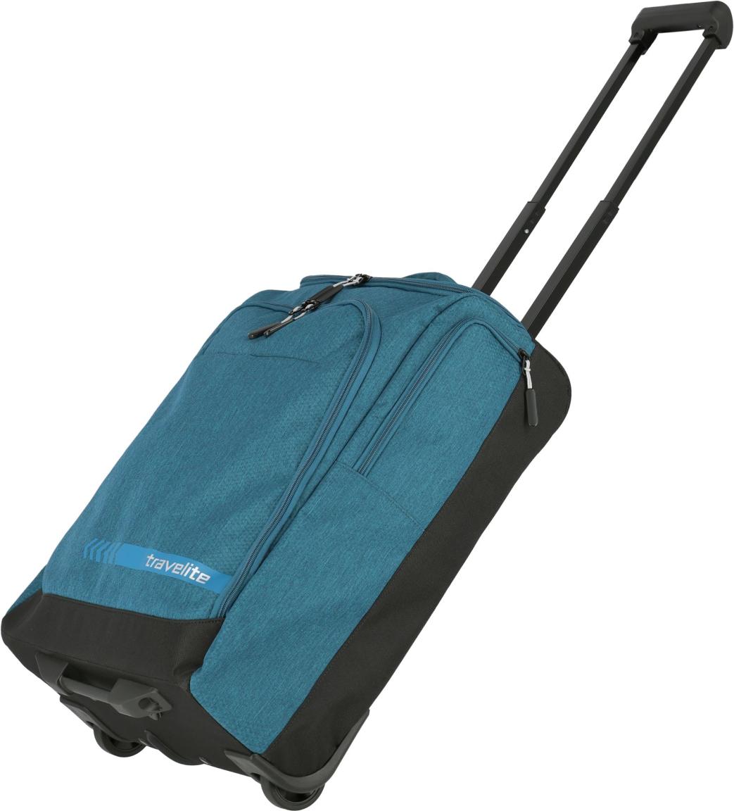 Travelite Kick Off S Rollenreisetasche 55cm Petrol Handgepäck
