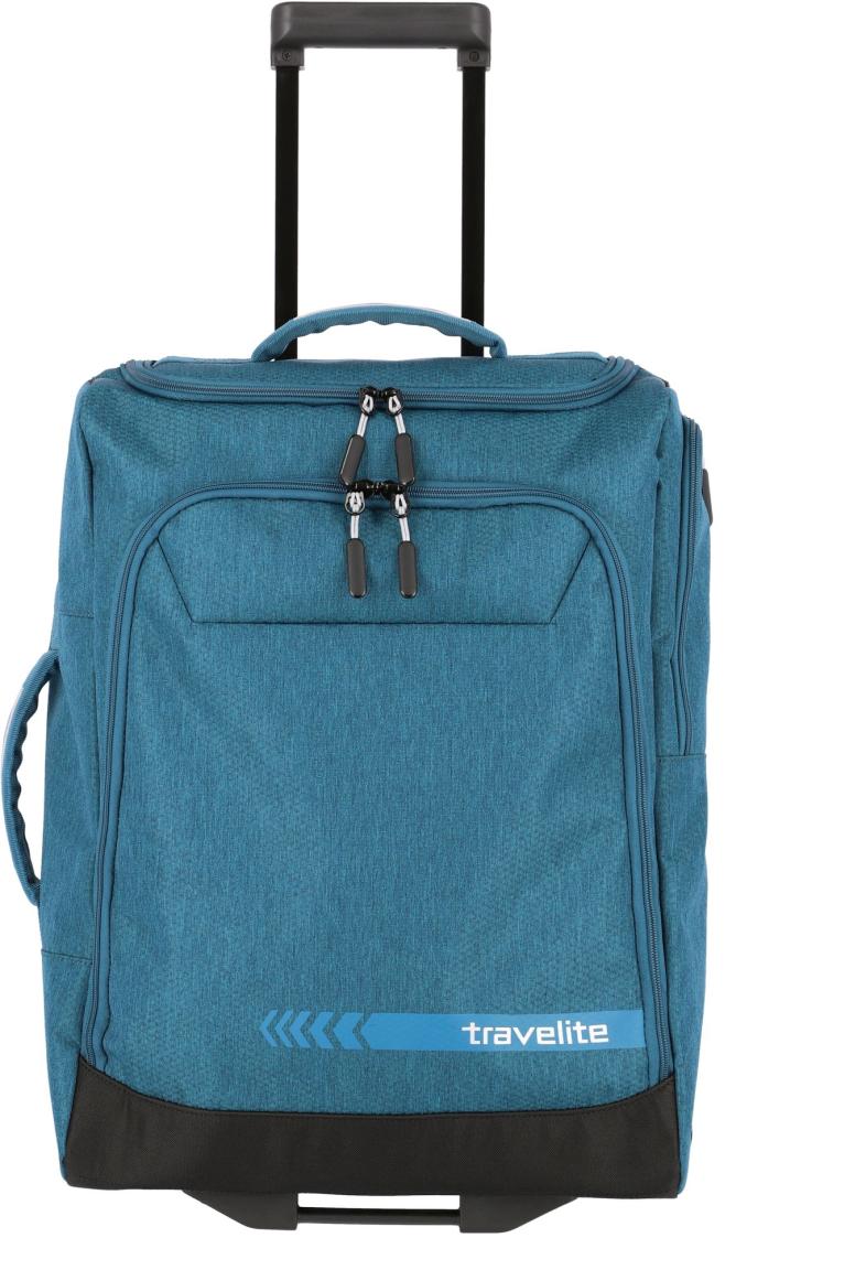 Travelite Kick Off S Rollenreisetasche 55cm Petrol Handgepäck