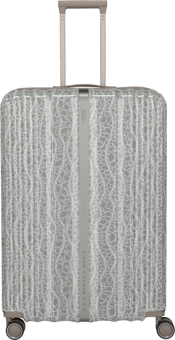 Travelite Lascana Edition Trolley L Hartschalenkoffer Champagne - Grau