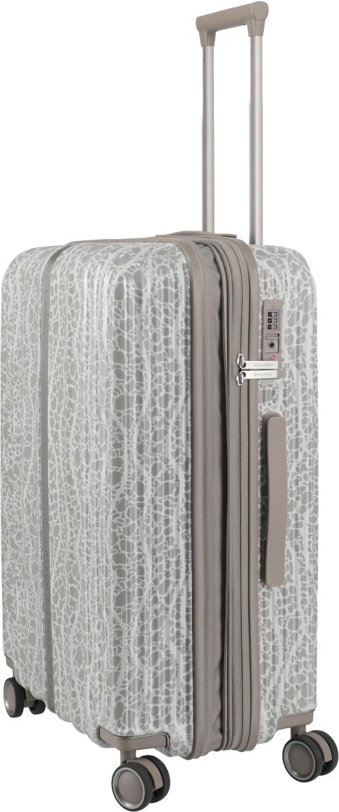 Travelite Lascana Edition Trolley M Hartschalenkoffer Champagne - Grau