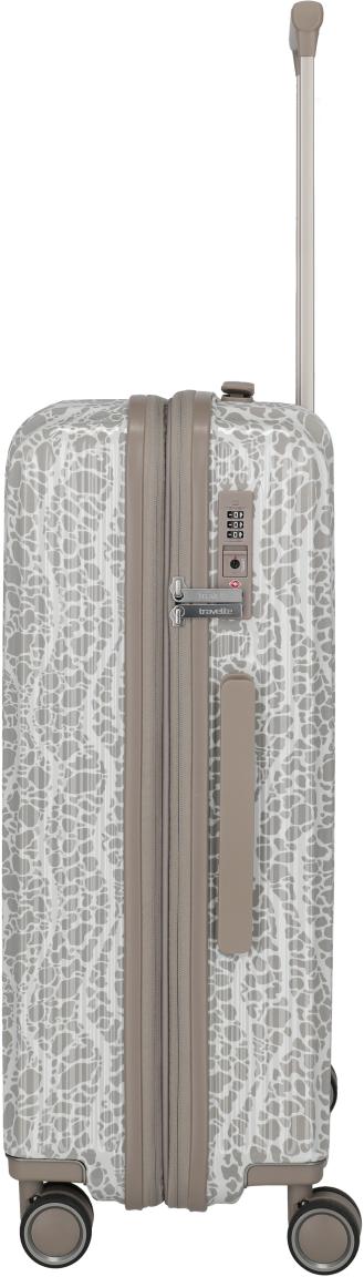 Travelite Lascana Edition Trolley M Hartschalenkoffer Champagne - Grau