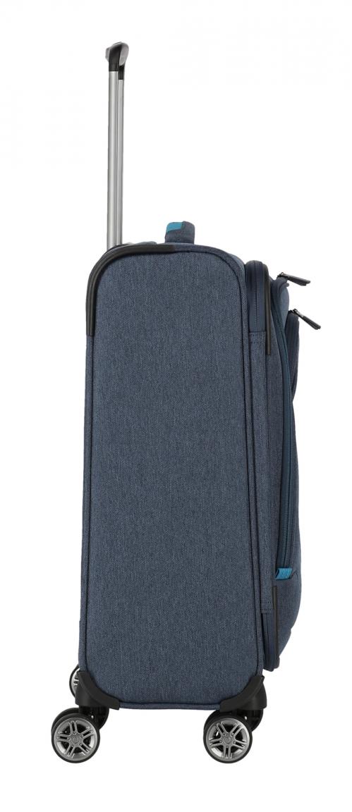 Travelite Madeira 4-Rad Trolley S 55cm blau türkis Handgepäck