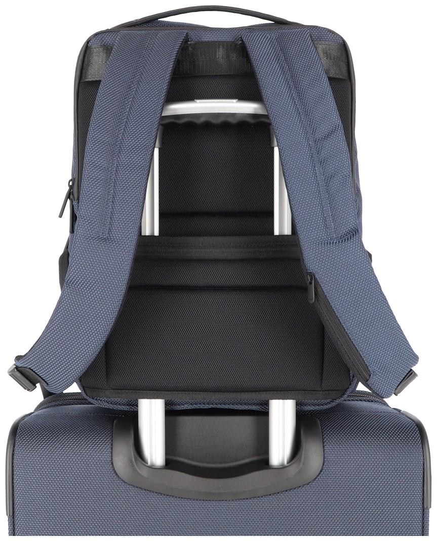 Travelite Meet Rucksack Marine dunkelblau Laptopfach 