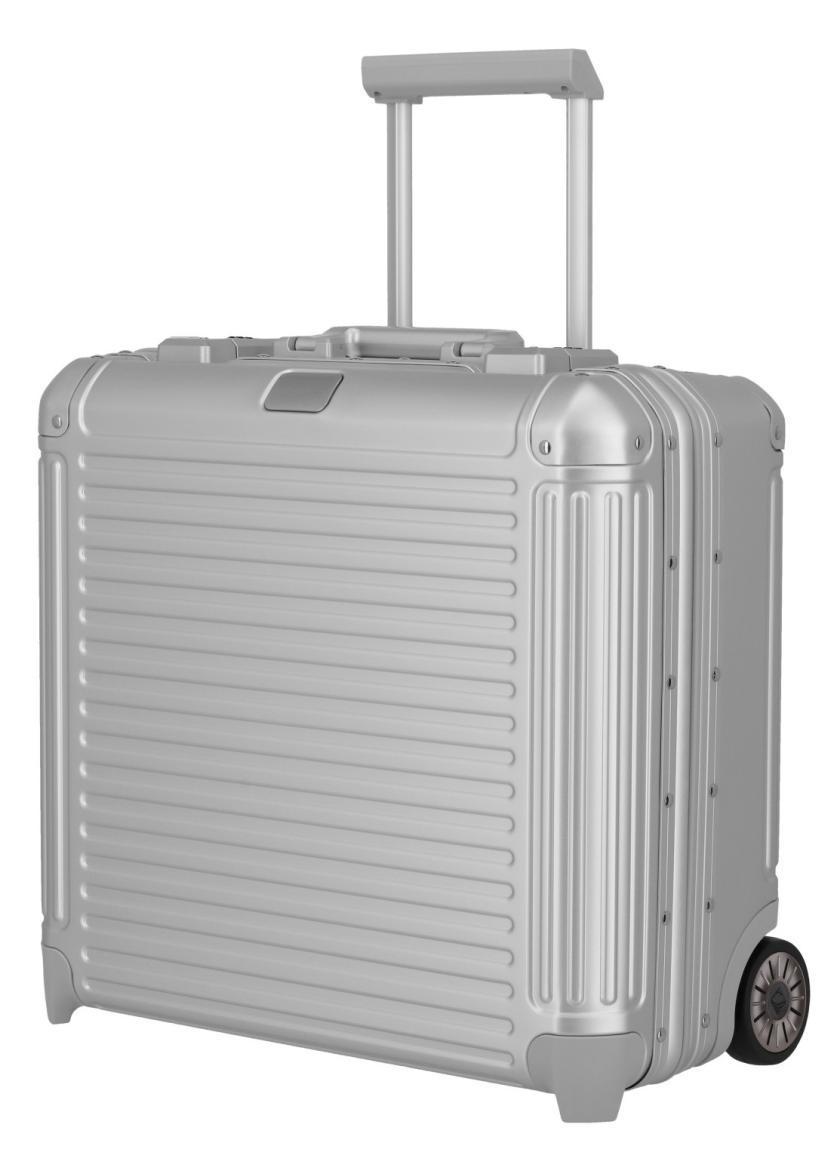 Travelite Next 2-Rad Businesswheeler Laptoptrolley silber Aluminium